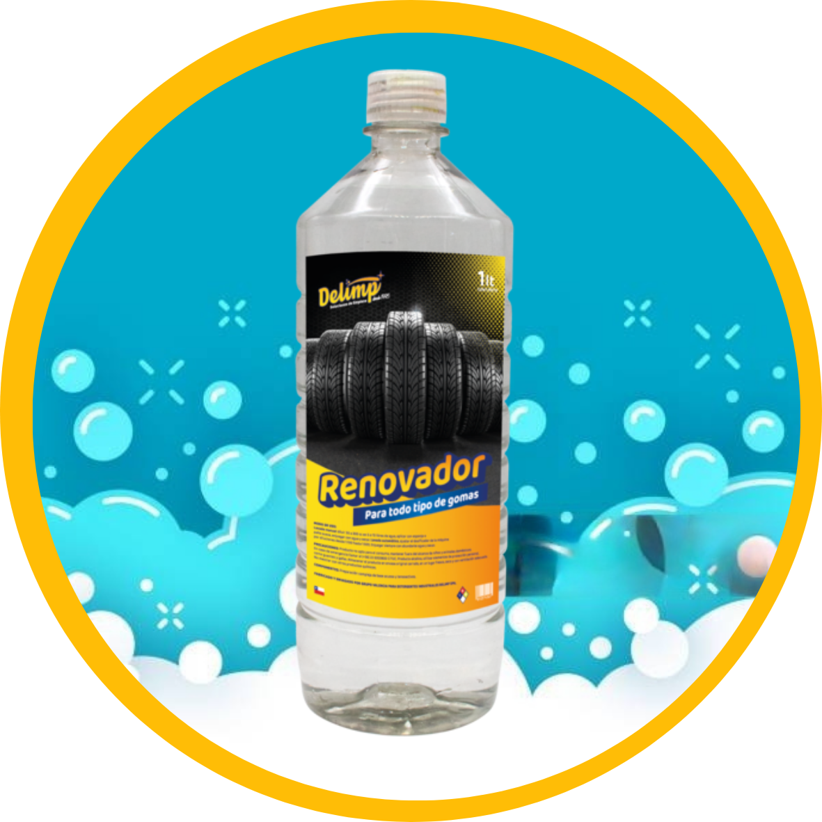 Renovador de Gomas Negro 1 litro