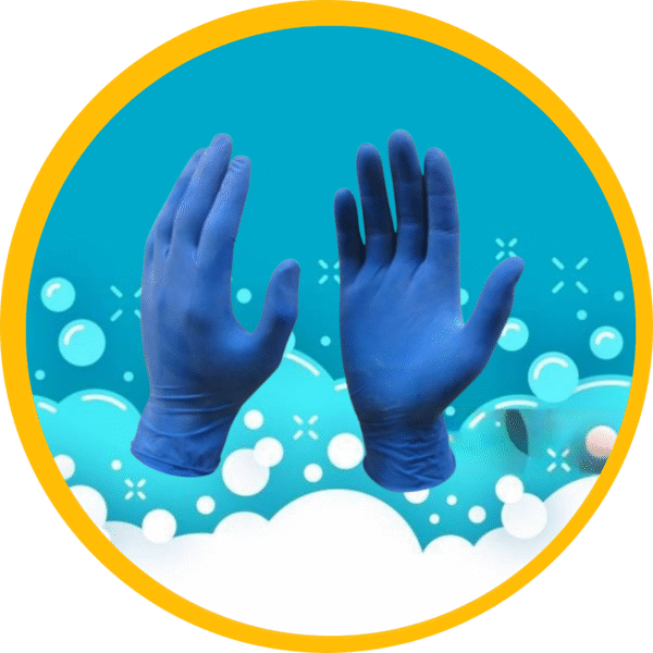 GUANTES QUIRURJICOS AZUL